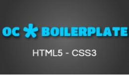 OC Boilerplate - HTML5/CSS3