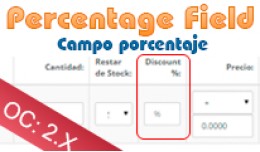 Percentage Field in Discount and Special - Openc..