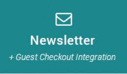 Newsletter Subscribe + Guest Checkout Integration