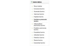 Main Menu SidebarMenu arranged
