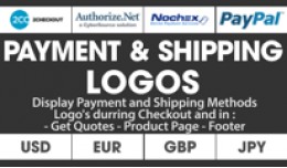 Payment and Shipping logos (Vqmod)