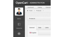 Condo Opencart Admin Template