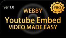 Webby Youtube Embbed Made Easy Ver1.0