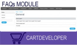 FAQs Module for OpenCart