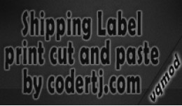 Shipping Label Print