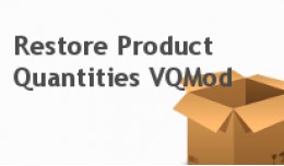 Restore Product Quantities VQMod