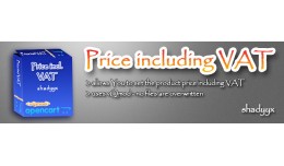 [vQmod] Price including VAT