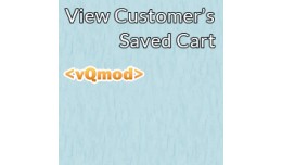 View Customer's Saved Cart