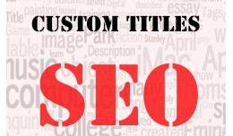 [NEW] Custom Titles (from Opencart SEO PACK PRO)
