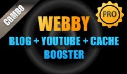 Webby Blog v6.6.5 + Youtube Embbeder + Cache Boo..