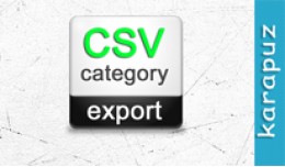 CSV Category Export