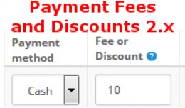 Payment Fees And Discounts 2.x