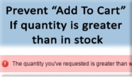 Prevent Add to Cart If Quantity Is Greater Than ..