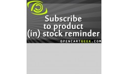 Subscribe to product (in) stock reminder