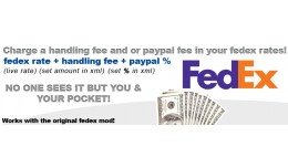 FEDEX plus Handling fee and Paypal Fees