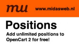 Add unlimited positions to OpenCart 2