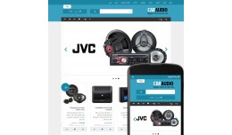 OpenCart 2 Theme Fjord Car Audio Cyan