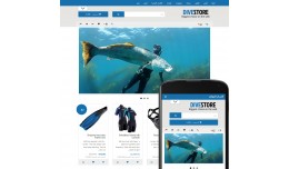 OpenCart 2 Theme River Diving Marine
