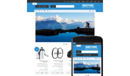 OpenCart 2 Theme River Bikes Cyan