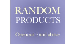 Random Products Module Opencart 2