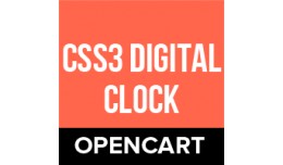 CSS3 Digital Clock