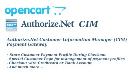 Authorize.Net CIM Payment Gateway