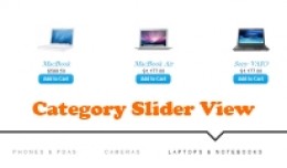 Category Slider View