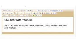 CKEditor with Youtube