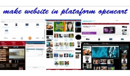 make website in plataform opencart