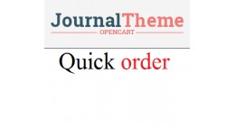 Quick Order - Journal Theme
