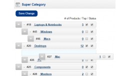 Super Category/Products Sorter