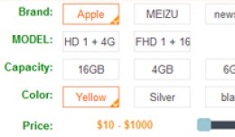 Advanced Filter Product Options