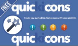 Quick Icons Admin Panel Homescreen Free