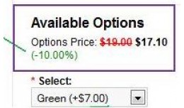 Special Discount for Options Total(vqMod)