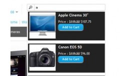 Auto search with add to cart