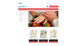 OpenCart Responsive Wedding template