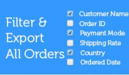 Filter & Export All Orders