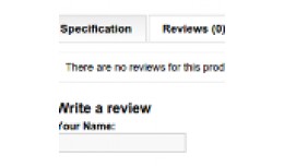 Remove product description tab
