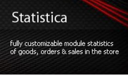 Statistica - show info of goods, orders & sa..