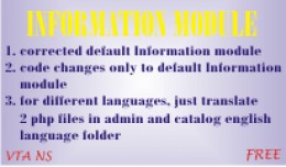 Corrected Information Module