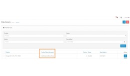Track customer name in Reviews from Admin
