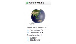 Earthball (Who's Online/Visitor Counter)