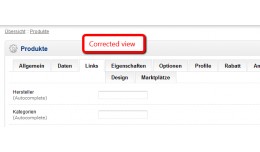 Admin Fix Productform