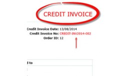 Credit Invoices - Credit facturen