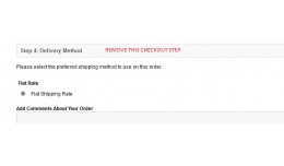 Remove checkout delivery (step 4)