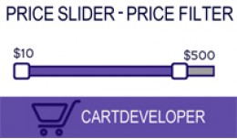Price Slider - Price Filter for product Opencart..