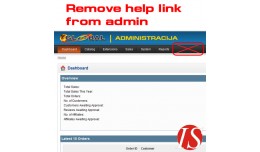 Remove help link from admin 1.5.x.x (vQmod)