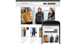 OpenCart 2 Theme Forest Clothes Gray