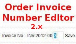Edit Invoice Number 2.x