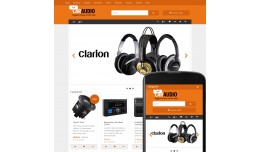 OpenCart 2 Theme Fjord Car Audio Orange